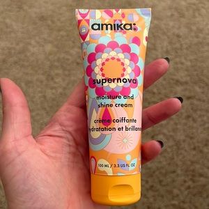 Full sized Amika moisture and shine cream, used 2x